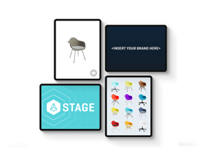 ipads with stage logo